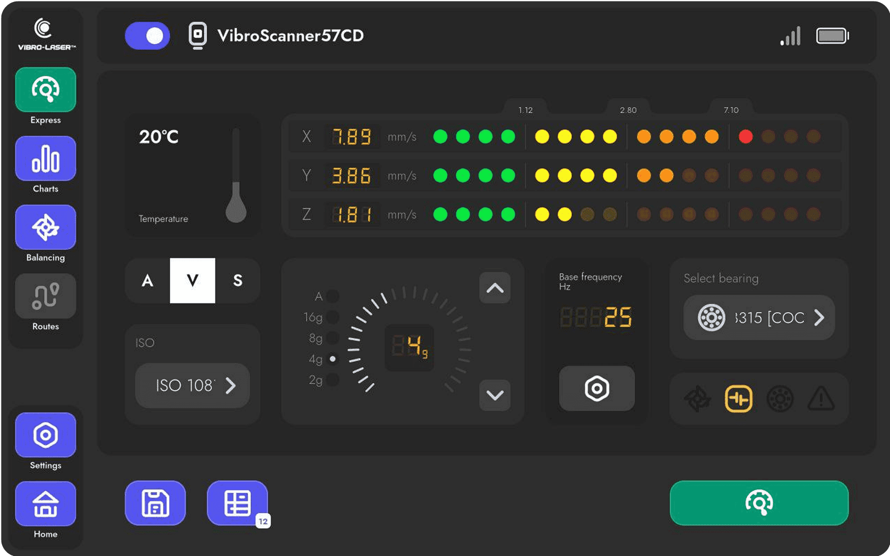 Express [/Diagnostics/] - software feature illustration